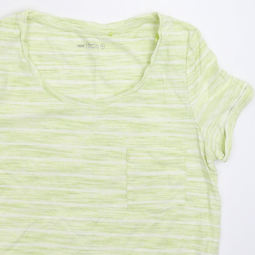 Womens UK Size 6 NEXT Green Basic T-Shirt