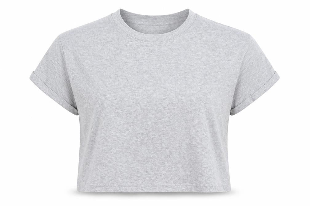 Womens UK Size 12 Missguided Grey Basic T-Shirt