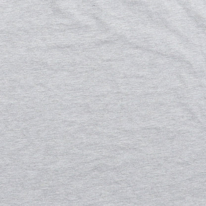Womens UK Size 12 Missguided Grey Basic T-Shirt