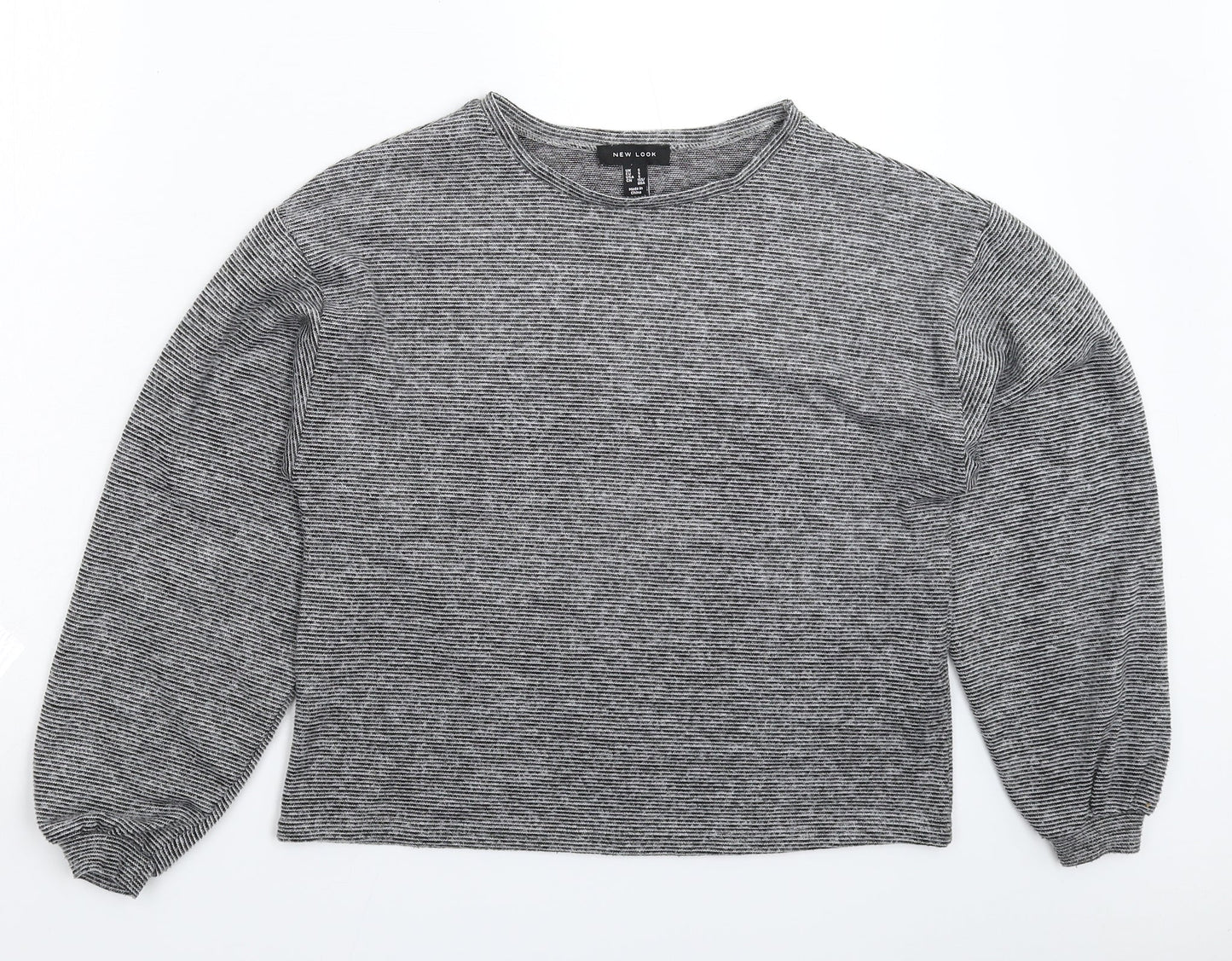 Womens UK Size S New Look Grey Pullover Jumper