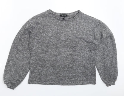 Womens UK Size S New Look Grey Pullover Jumper