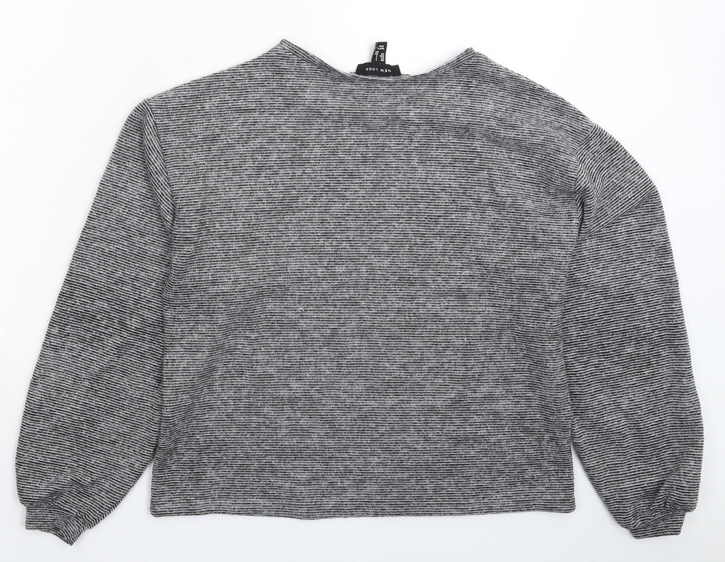 Womens UK Size S New Look Grey Pullover Jumper