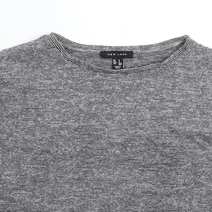 Womens UK Size S New Look Grey Pullover Jumper