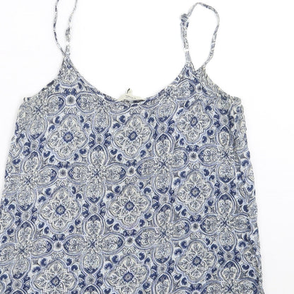 NEXT Womens Blue Floral  Camisole Blouse Size 6