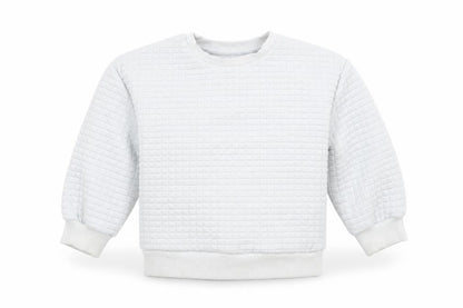 Matalan Boys Grey Check  Pullover Sweatshirt Size 3-4 Years