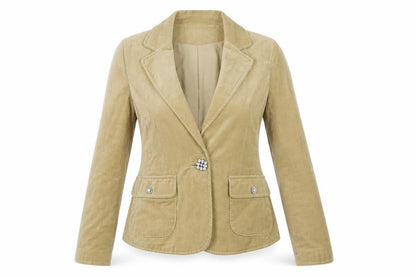 Todays Woman Womens Beige   Jacket Blazer Size 10