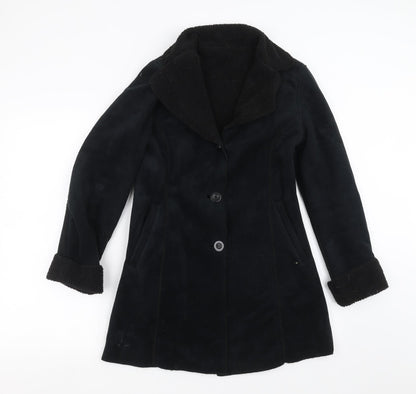 New Look Womens Black   Jacket  Size 10  - fleece lined