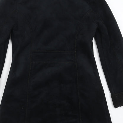 New Look Womens Black   Jacket  Size 10  - fleece lined