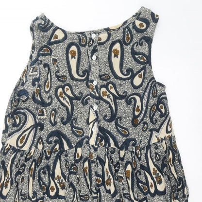 Womens UK Size 6 River Island Blue Basic Blouse