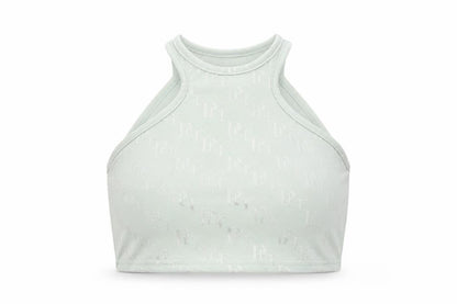 PRETTYLITTLETHING Womens Green   Cropped T-Shirt Size 16
