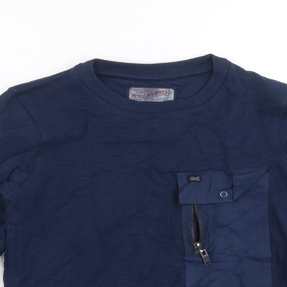 Petrol Industries Boys Blue   Pullover Sweatshirt Size 10 Years