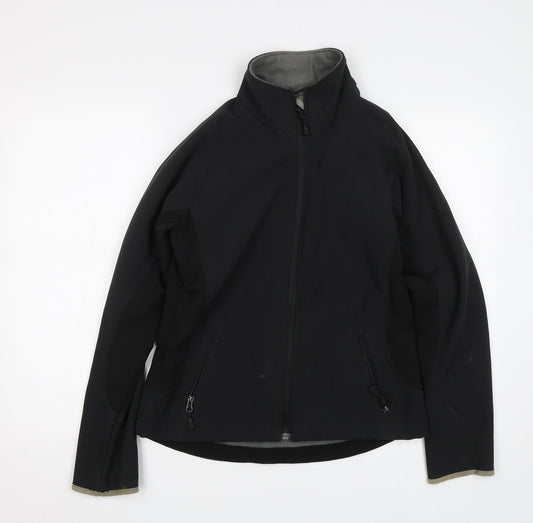 Mens UK Size S Crane Trail Black Jacket