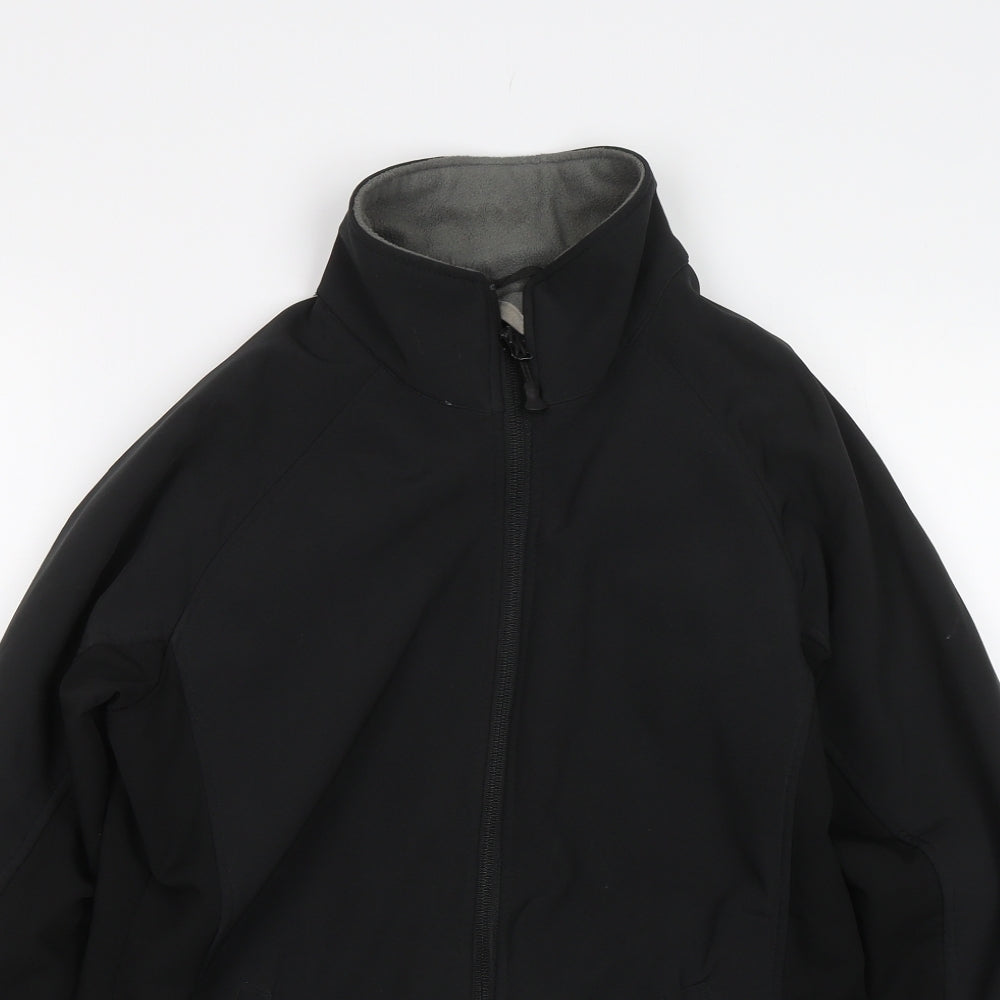 Mens UK Size S Crane Trail Black Jacket