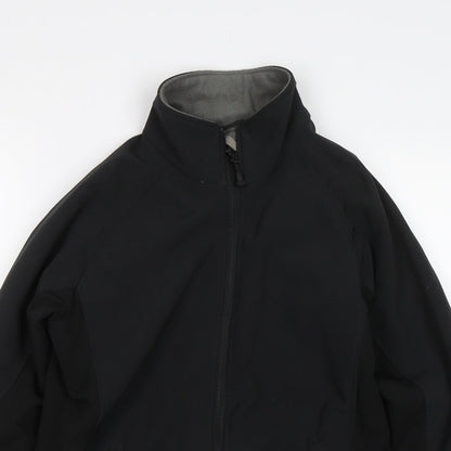 Mens UK Size S Crane Trail Black Jacket