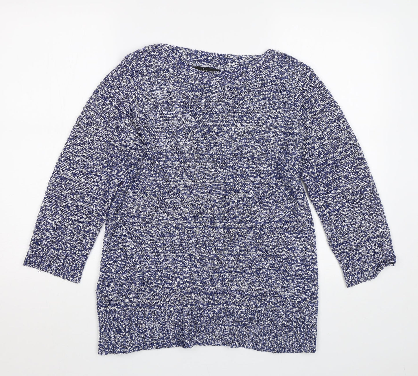 Womens UK Size M BM Collection Blue Pullover Jumper