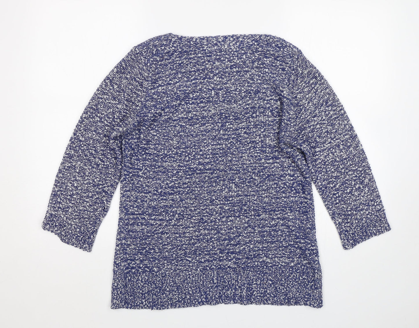 Womens UK Size M BM Collection Blue Pullover Jumper