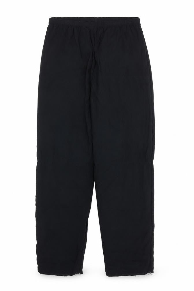 Womens UK Size L Preworn Regular Fit  Black Trousers
