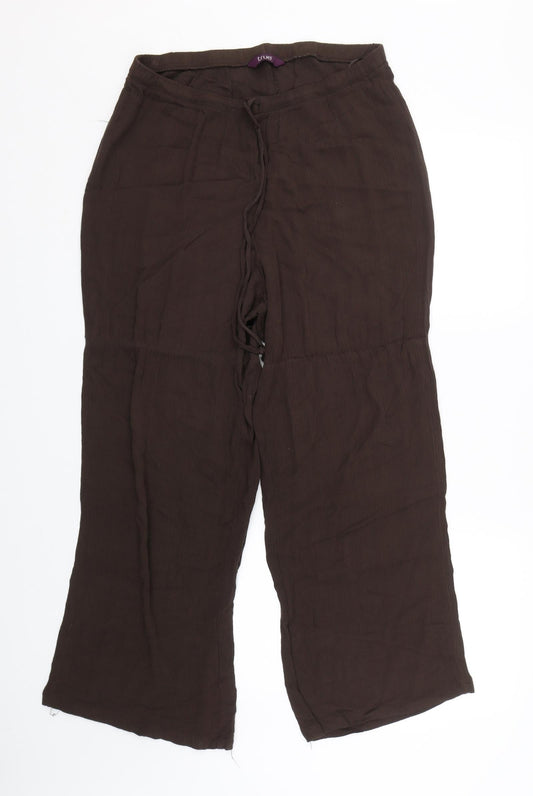 TRUE Womens Brown   Trousers  Size 18 L27 in