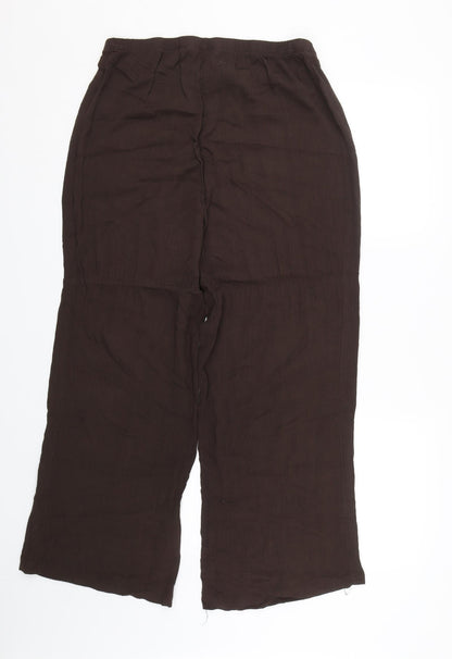 TRUE Womens Brown   Trousers  Size 18 L27 in