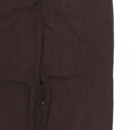 TRUE Womens Brown   Trousers  Size 18 L27 in