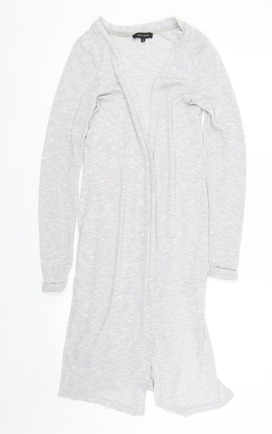 Womens UK Size 8 New Look Grey Cardigan Jumper