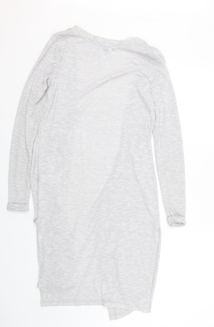 Womens UK Size 8 New Look Grey Cardigan Jumper