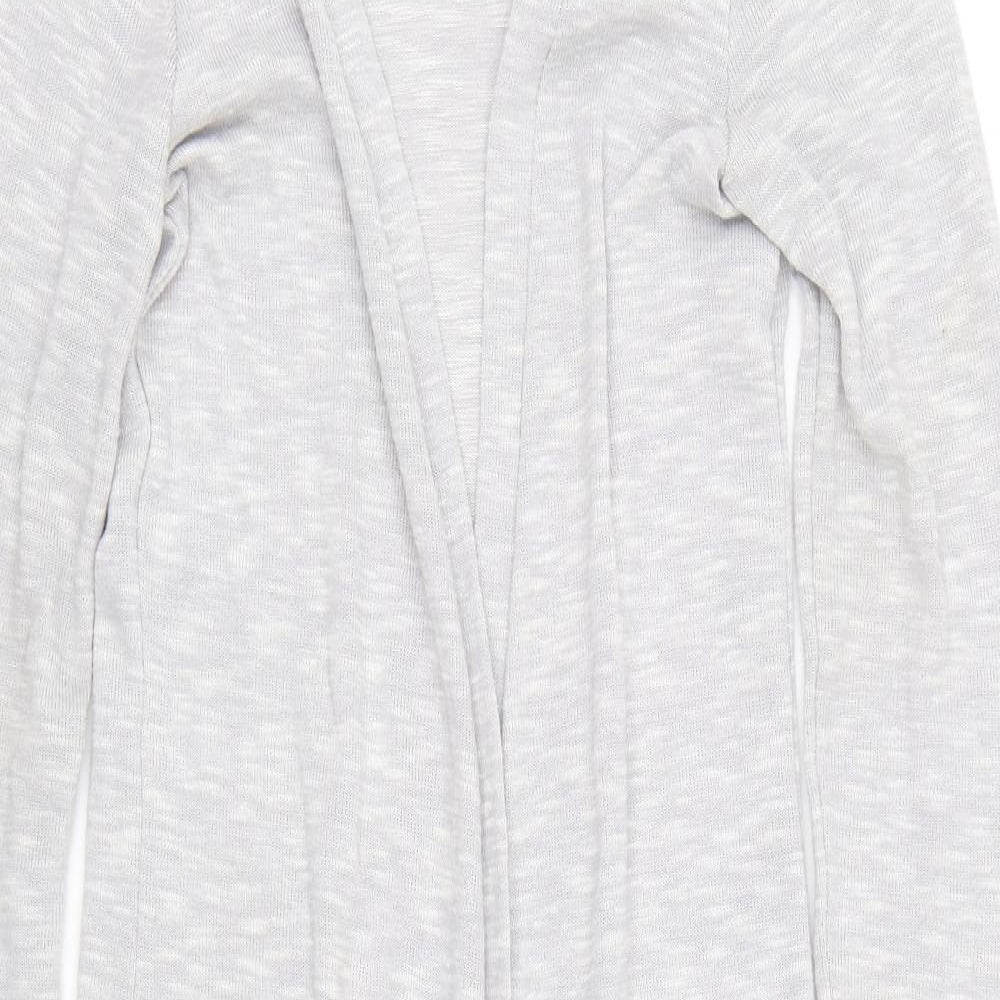 Womens UK Size 8 New Look Grey Cardigan Jumper