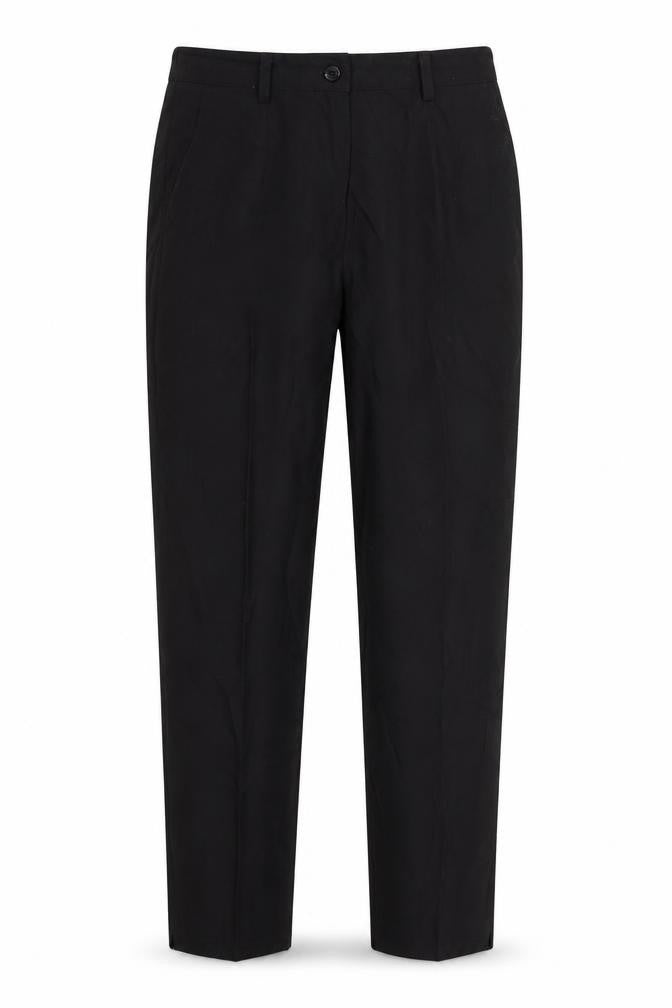 Womens UK Size 10 Preworn Regular Fit  Black Trousers