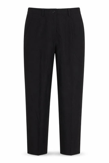 Womens UK Size 10 Preworn Regular Fit  Black Trousers