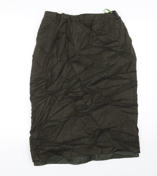 First Avenue Womens Green   Bandage Skirt Size 10