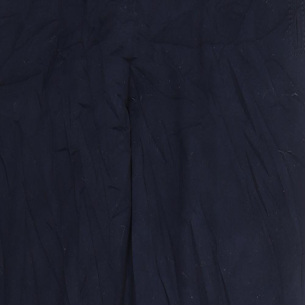 Womens UK Size 14 M&S Regular Fit  Blue Trousers