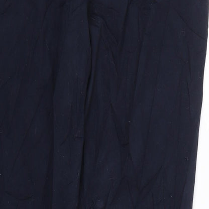Womens UK Size 14 M&S Regular Fit  Blue Trousers