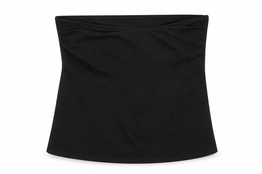 Womens UK Size 18 Nutmeg Black Wrap T-Shirt