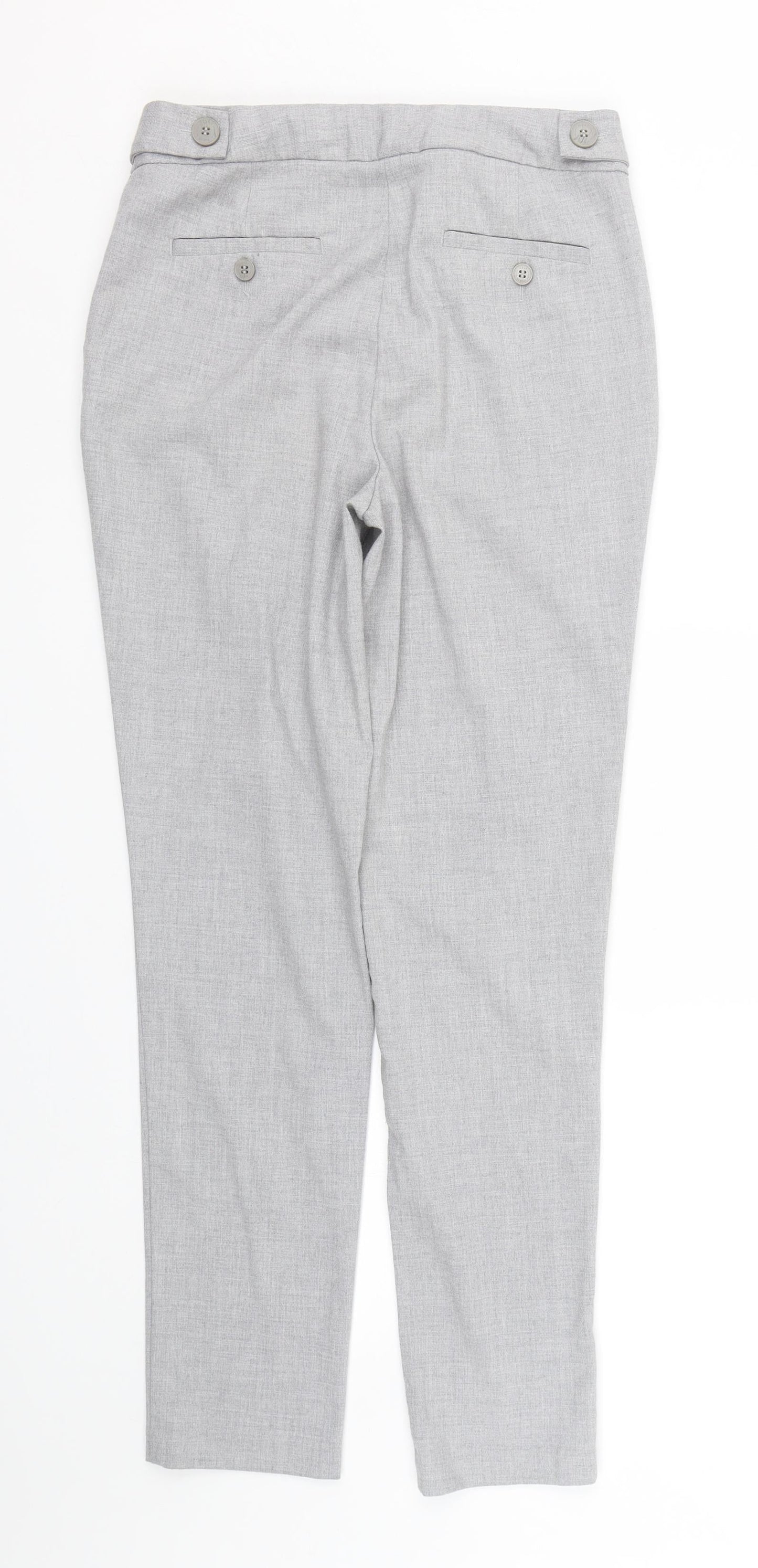 Womens UK Size 8 NEXT Regular Fit  Grey Trousers