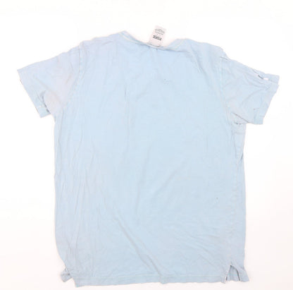 PINK Womens Blue   Top Pyjama Top Size L