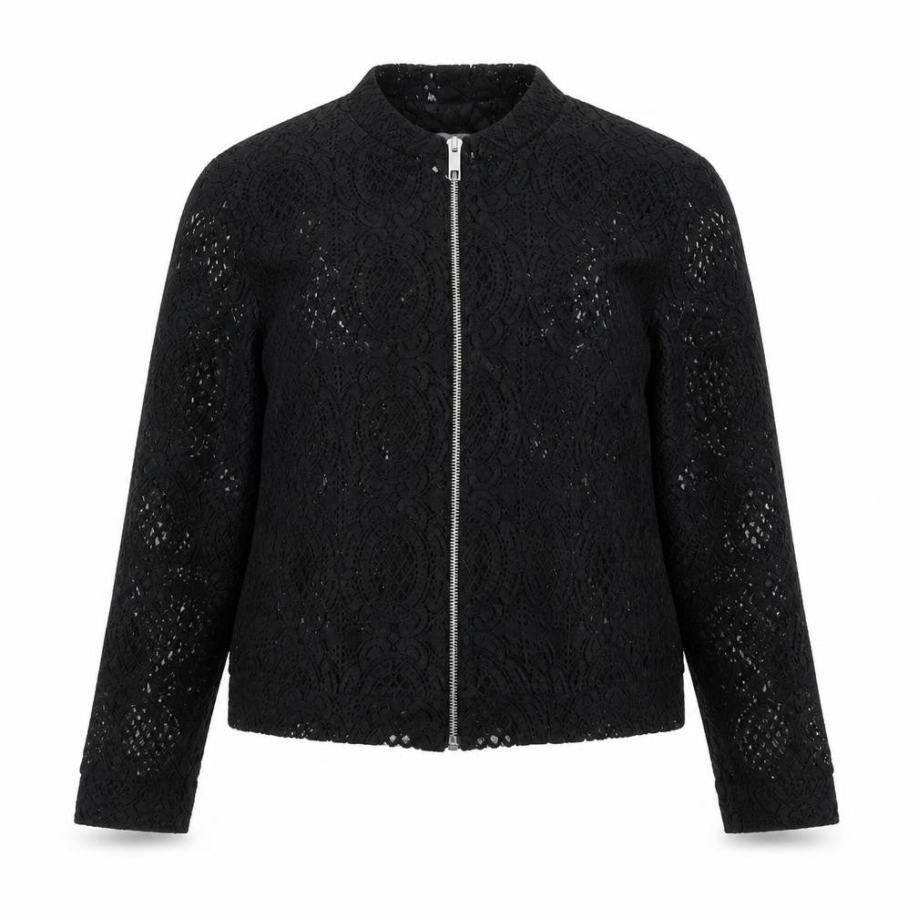C&A Womens Black Floral  Jacket  Size 16