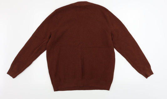 Womens UK Size L Burton Brown Pullover Jumper