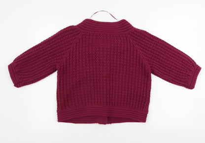 George  Womens Purple   Cardigan Jumper Size 12