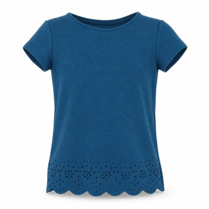F&F  Girls Green   Basic T-Shirt Size 8-9 Years