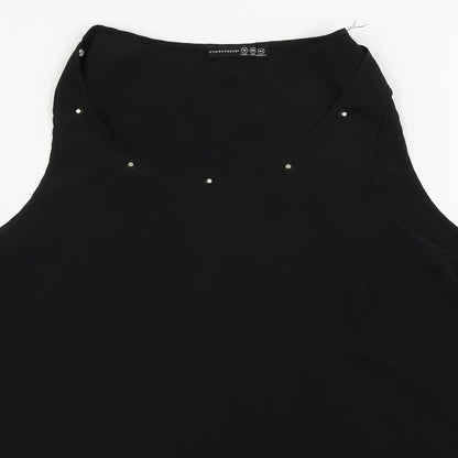 Womens UK Size 18 Atmosphere Black Basic Blouse