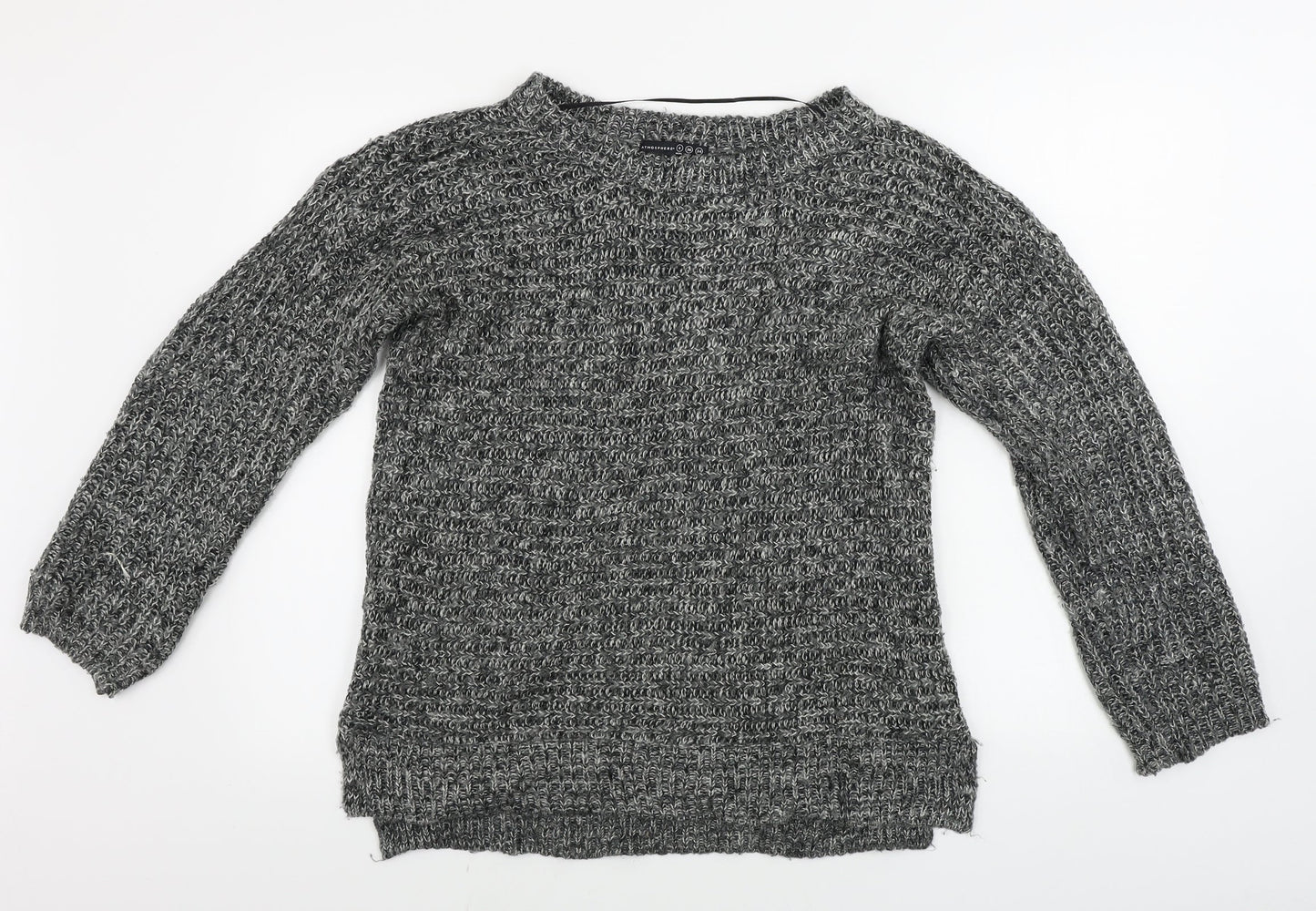 Womens UK Size 8 Atmosphere Grey Pullover Jumper
