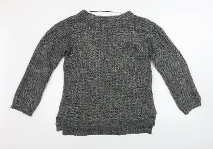 Womens UK Size 8 Atmosphere Grey Pullover Jumper