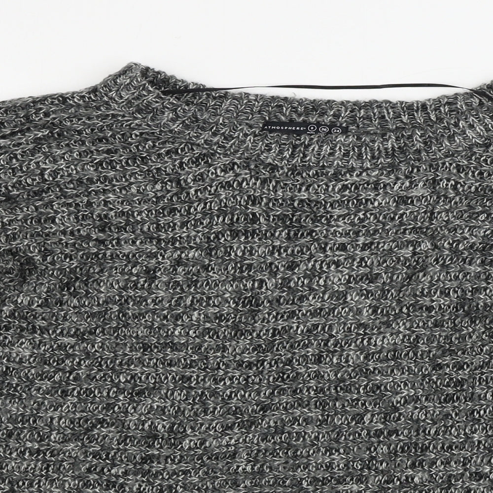 Womens UK Size 8 Atmosphere Grey Pullover Jumper