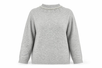 Womens UK Size 16 Dorothy Perkins Grey Pullover Jumper