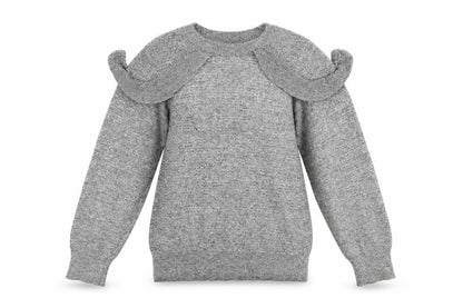 Womens UK Size 10 Topshop Grey Pullover Jumper