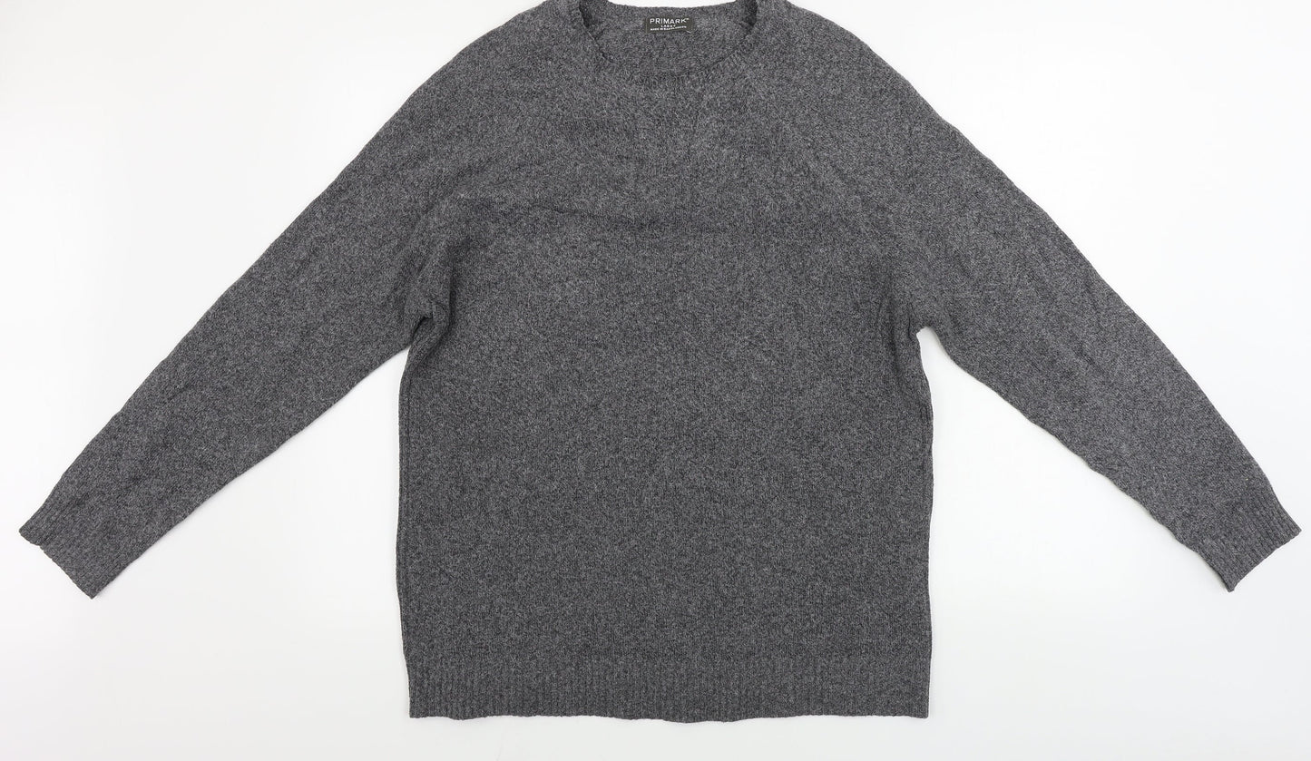 Primark  Mens Grey   Pullover Jumper Size L