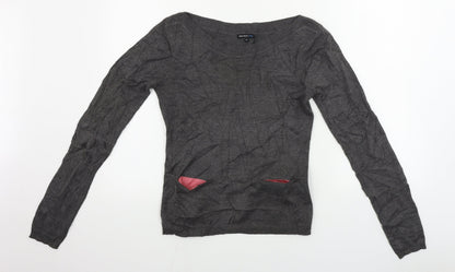 Blue Seven  Womens Grey   Pullover Jumper Size M