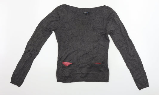 Blue Seven  Womens Grey   Pullover Jumper Size M