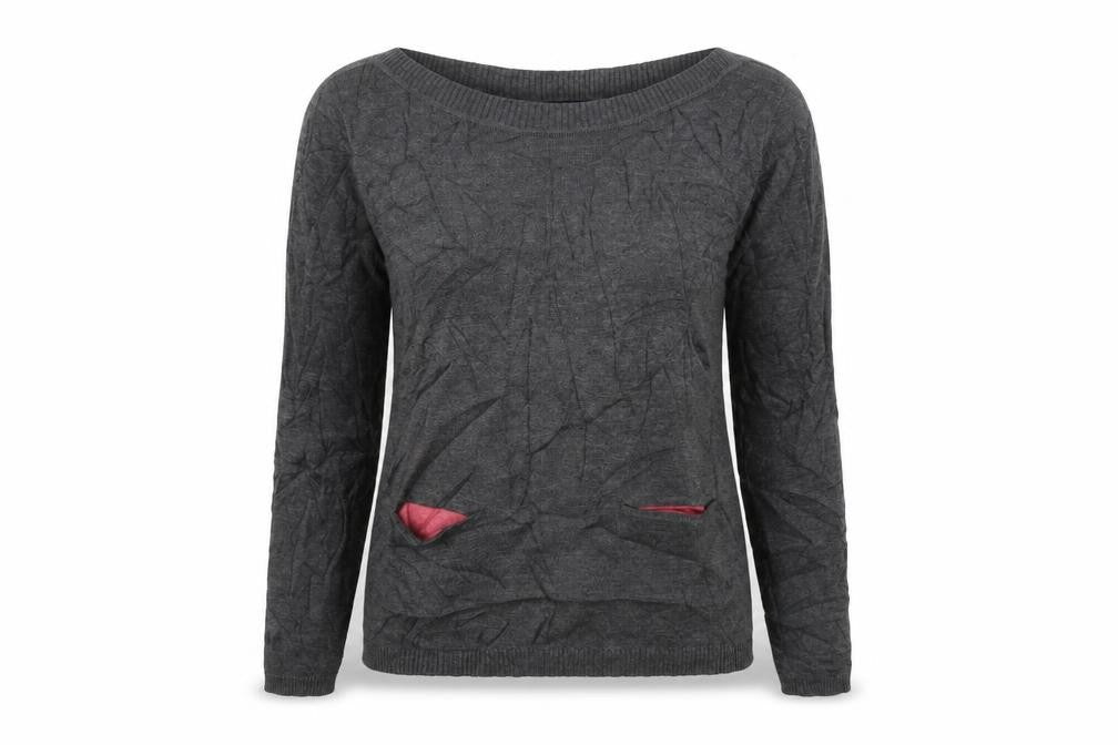 Blue Seven  Womens Grey   Pullover Jumper Size M