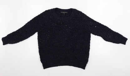 Topshop  Womens Blue   Pullover Jumper Size 10
